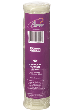 Cartouche lavable apic