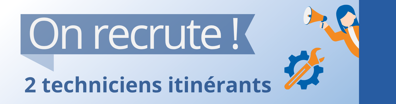 2 offres en CDI - techniciens itinérants Apic